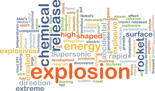 Explosion background concept — Stock Photo, Image