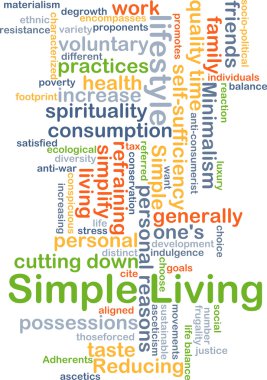 Simple living background concept clipart