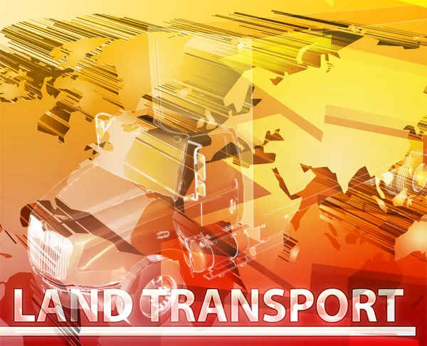 Land transport Abstract concept digital illustration — Stock Photo, Image