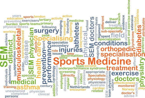 Medicina deportiva concepto de fondo — Foto de Stock