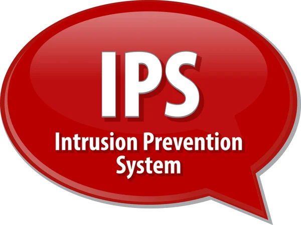 IPS acronym definition speech bubble illustration — Stock Photo, Image