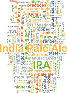 Indian pale ale IPA background concept clipart