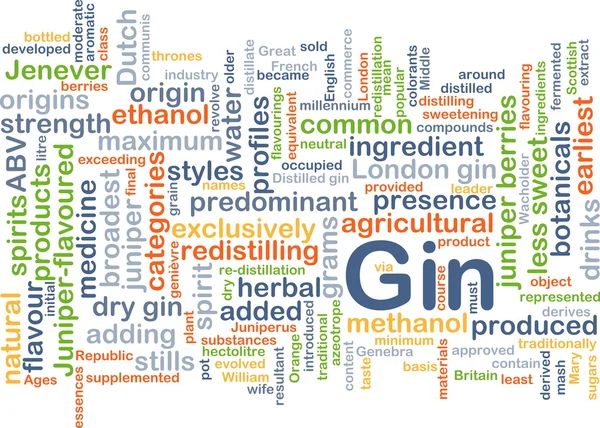 Gin background concept — Stock Photo, Image