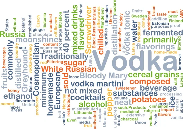 Concepto de fondo de vodka — Foto de Stock
