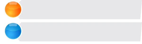 Diagrama de dos negocios en blanco ilustración liet bala — Foto de Stock