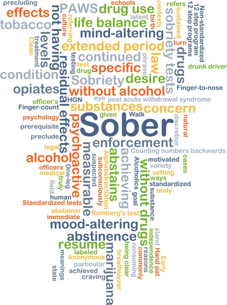 Sober achtergrond concept — Stockfoto