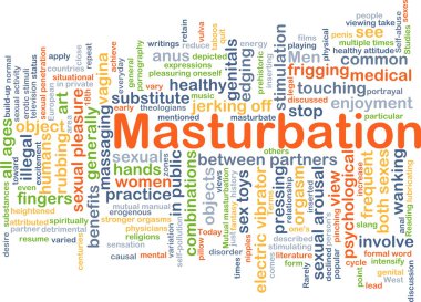 Masturbation background concept clipart