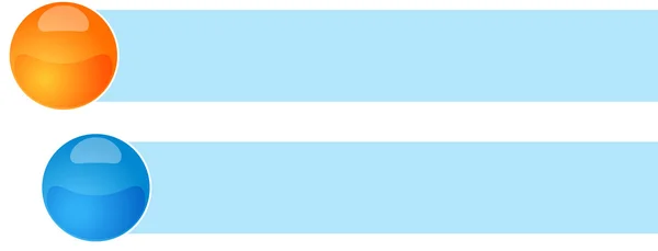 Two Blank business diagram circular relationship curved bullet l — Φωτογραφία Αρχείου