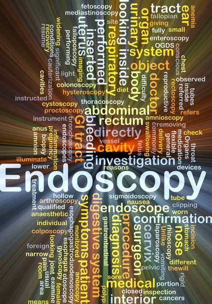 Endoscopy background concept glowing — Stock Photo, Image