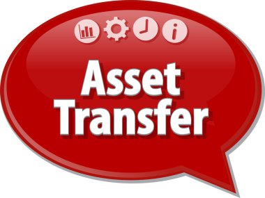 Kıymet Transfer iş vadeli konuşma balonu illüstrasyon