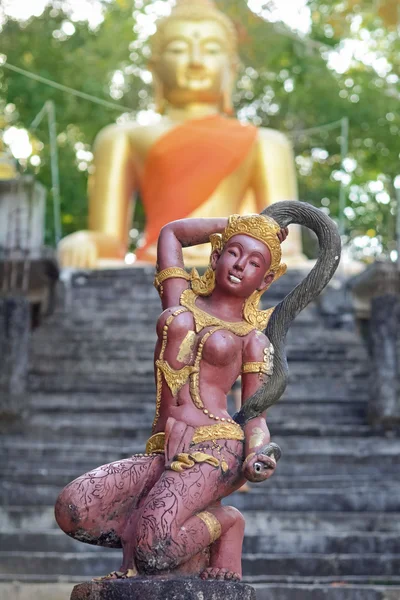 Phra mae thorani, the buddhist goddess of earth — Stock Photo, Image