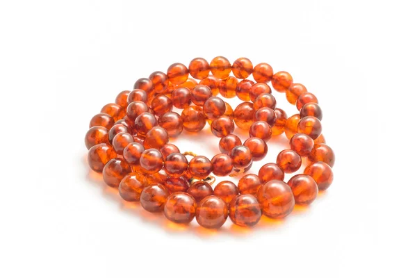 Amber necklace — Stock Photo, Image