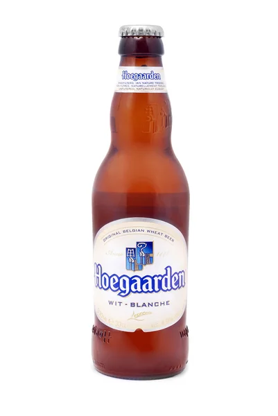 Cerveja hoegaarden — Fotografia de Stock