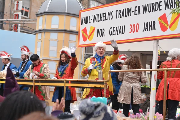 Faşing karnaval geçit Karlsruhe Almanya — Stok fotoğraf