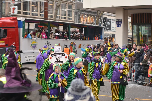 Fascinante desfile de carnaval Karlsruhe Alemania — Foto de Stock