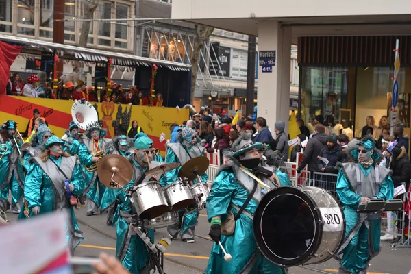 Fascinante desfile de carnaval Karlsruhe Alemania — Foto de Stock