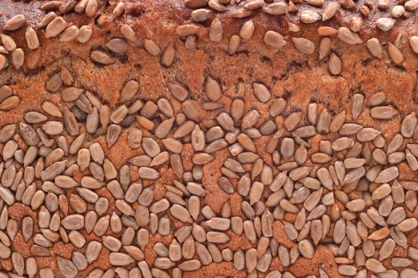 Textura de pão de semente — Fotografia de Stock