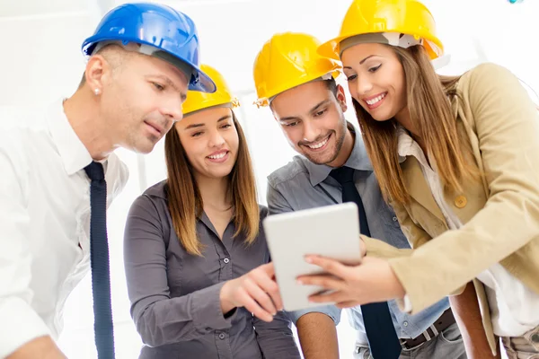 Young Architects Team — Stock Photo, Image