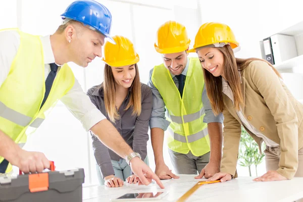 Young Architects Team — Stock Photo, Image