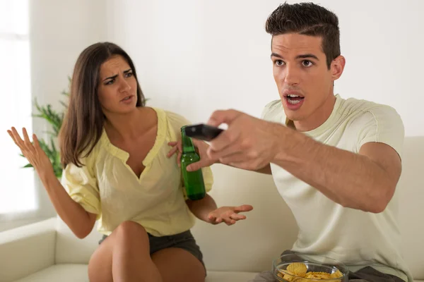 Couple conflict — Stock Photo, Image