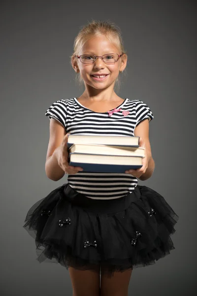 School little girl — Stock Photo, Image