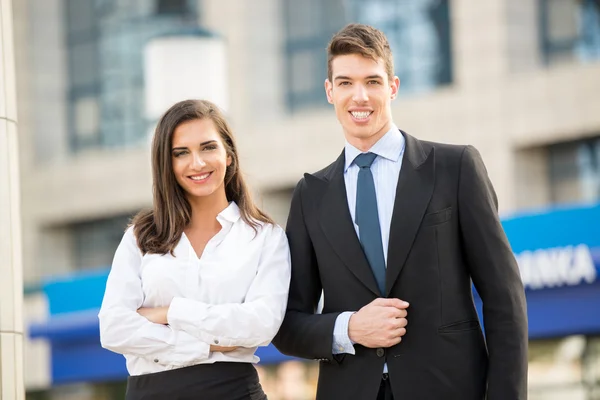 Young Business Couple — Stock Photo, Image