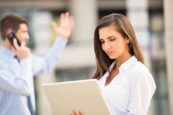 Young Business Couple — Stock Photo, Image