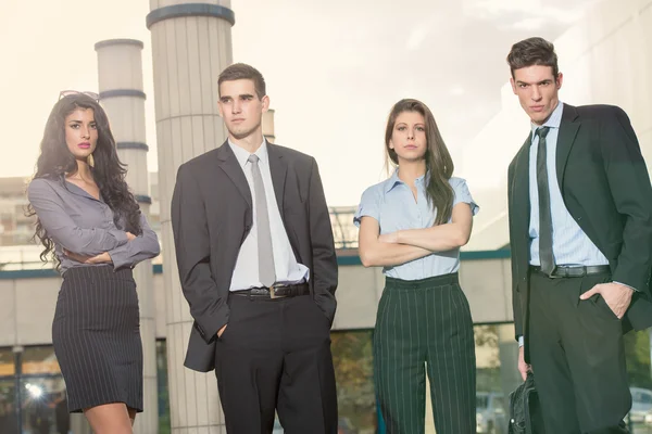 Equipe de negócios bem sucedida — Fotografia de Stock