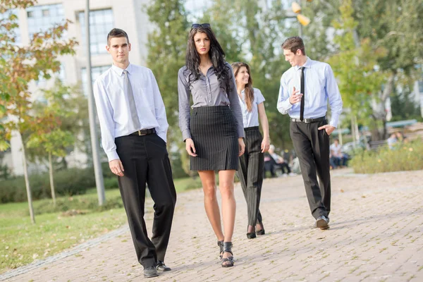 Colleagues In The Park — Stock Photo, Image