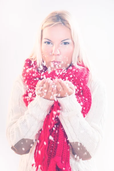 Menina de inverno — Fotografia de Stock