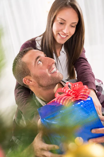 Kerstcadeau — Stockfoto