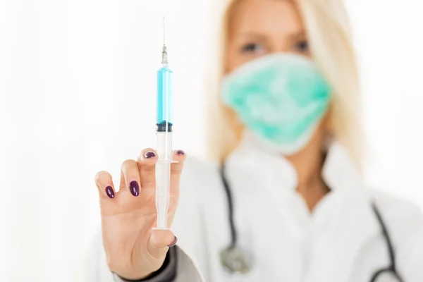 The Injection Of Anesthesia — Stock Photo, Image