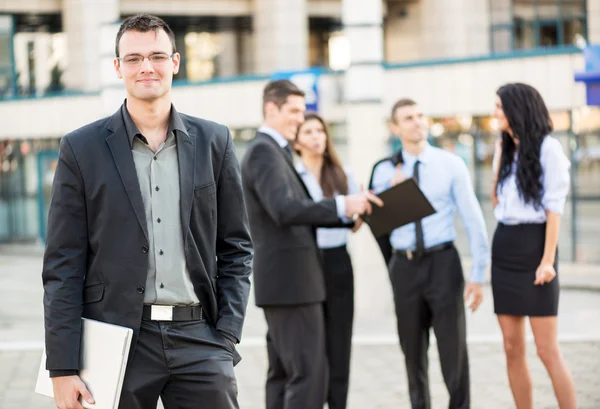 Young Smiling Businessman — Stock Photo, Image