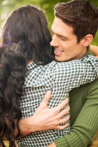 Embrace Young Couple In Love — Stock Photo, Image