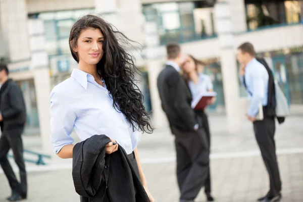 Young Pretty Businesswoman — Stock Photo, Image