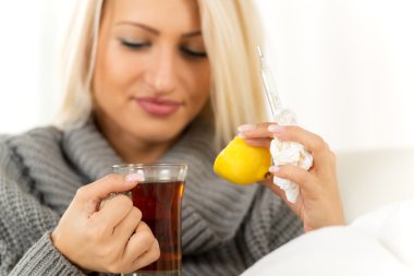 Limon ve soğuk algınlığı karşı çay
