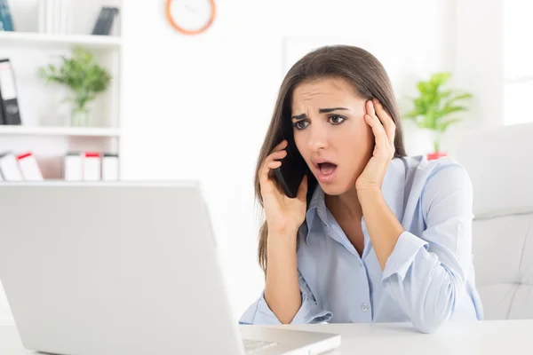 Disappointing Business Call — Stock Photo, Image