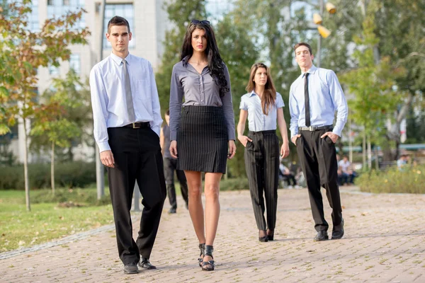 Colleagues In The Park — Stock Photo, Image