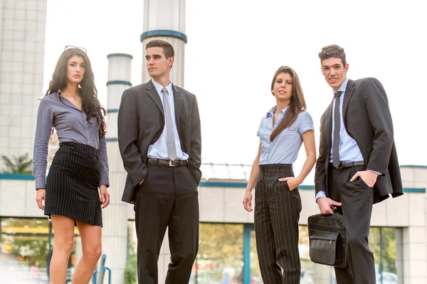 Unga företag team — Stockfoto