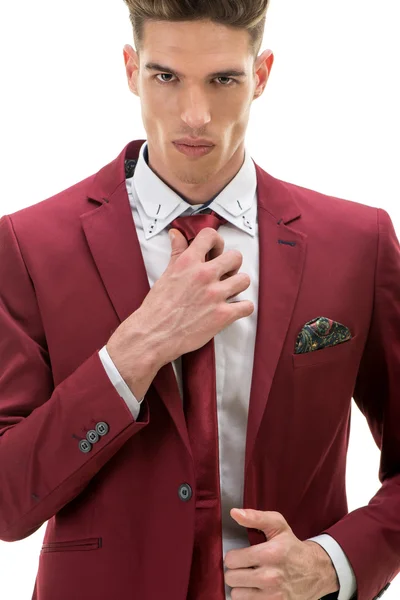 Portrait Of A Handsome Man In Suit — Stock Photo, Image