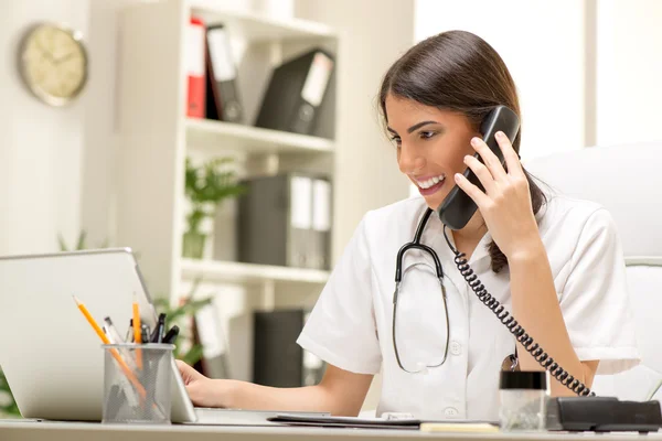 Female Doctor In The Office Stock Image
