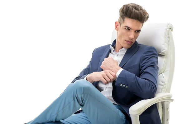 Fashion Man Posing — Stock Photo, Image