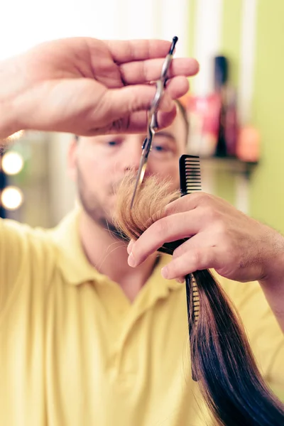 Corte de cabelo — Fotografia de Stock