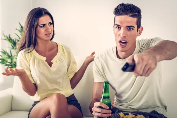 Couple Conflict — Stock Photo, Image