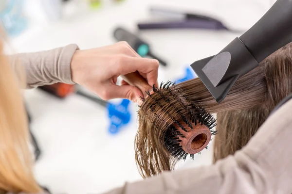 Séchage cheveux — Photo