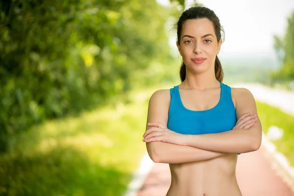 Runner meisje — Stockfoto