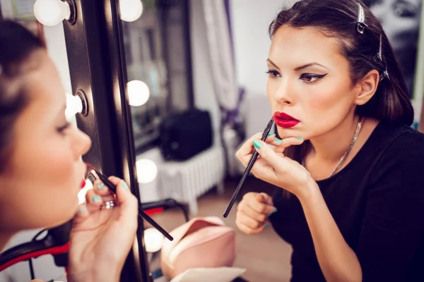 Labios rojos —  Fotos de Stock