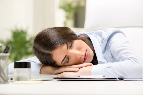 Sleeping Businesswoman — Stock Photo, Image