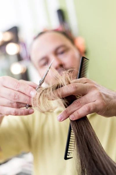 Corte de cabelo — Fotografia de Stock