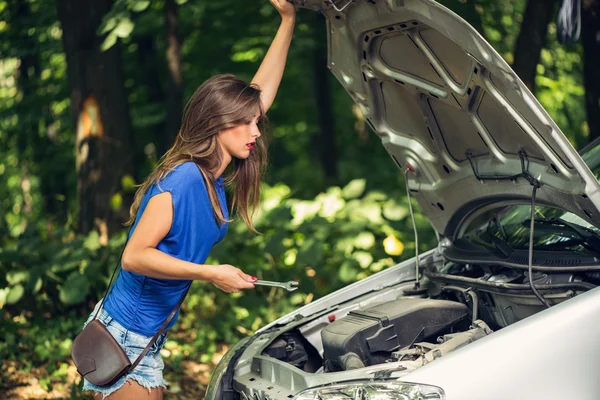 Auto probleem — Stockfoto